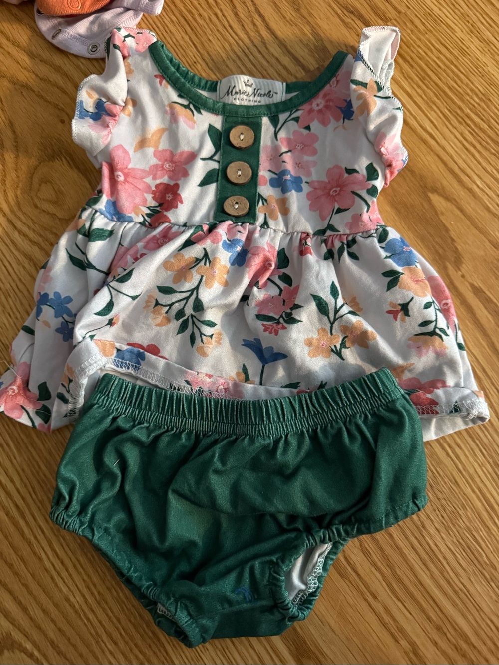 Marie Grace Green Bloomers Diaper Cover - Solid Green
